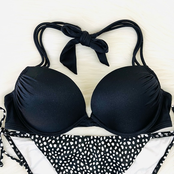 34C/Large Victoria’s Secret Push Up Top Bikini Swim Set - Picture 4 of 16